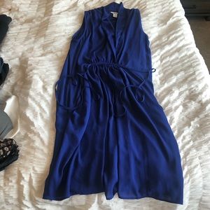 Bar III Size XL blue sleeveless dress